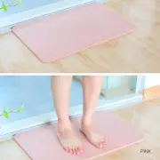 Quick-drying Water Absorption Diatomite Bath Mat-M-Pink