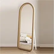 Arched Full Length Mirror,Oversized Floor Standing Mirror with Stand,Free Standing Mirror,for Bedroom Entry Dressing Room(Color1,170cm)