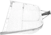 Garden Sieve Harden Shovels Digging Grain Detecting Gardening Warehouse Sand Scooping Sifter Tool Small Shovel Coal Briquette Shovel Portable Shovel Handheld Iron Soil Sieve