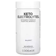 2 X Codeage, Keto Electrolytes, Ketogenic Formula, 180 Capsules