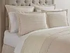 2 NEW-LUXURY HOTEL DAMASK STRIPE EURO SHAM COLOR Turtle Dove 100% COTTON $58