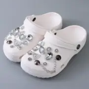 Shoes Decor Accessories Set For Croc Shoes Shoes Chain Decor Shoes Charms Shell