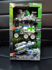 Space Maxx Explorers Space Bike Spaceship & Space Work Truck Friction Motors