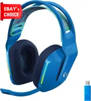 733 LIGHTSPEED Wireless Gaming Headset RGB Mic PRO-G Audio Drivers Blue