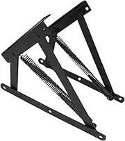 KAFENDA 1 Pair of Bed Box Hinges, lid Hinge Sofa Bed Storage Lift Hinge Spring Mechanism for Storage Benches and beds with Bed Boxes, Sofa Bed Furniture