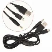 2n1 PC USB Charger Charging Data Transfer Cable Cord For Sony PSP 1000 2000 3000