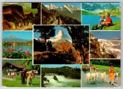 c1980s Switzerland Folklore Brienz Jungfrau Lucerne Matterhorn Continental