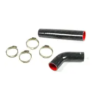 SAAS Silicone Intercooler 2 Pipe and Clamp Kit Cold for Holden Captiva CG 2.2L