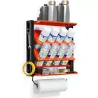 Wall Mount Spray Can Organiser Tool Storage Rack Paint Can Rack Garage Shelf AU
