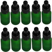 NAMOARLY 10pcs Scrub Essential Oil Bottle Glass Lotion Bottles Essential Oil Cases Dropper Bottles Sub-Packaging Bottles Perfume Sub Bottles Glass Sub Bottles Bottle Dropper Liquid Bottle