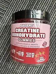 PQEIFJ Creatine Monohydrate Gummies 5000mg for Men & Women, Chewables Creatine Monohydrate for Muscle Str