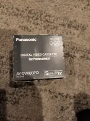 Panasonic AY-DVM83PQ Mini DV Cassettes 5 pcs Unopened