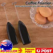 Electric Milk Coffee Foamer Frother Egg Whisk Mixer Blender Kitchen Tool AU2