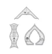 Creative Grids Machine Quilting Tool 3 Pack - Taj, Elvira, Chevy - Designed b...