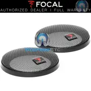 (2) FOCAL 4" PROTECTIVE GRILLS COVERS FOR ICU100 COAXIAL CAR AUDIO SPEAKERS NEW