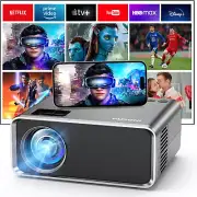 Projector with Wifi and Bluetooth, Upgraded 5G Portable Projectors 4K Supported