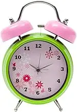 TIK Tok Tubell Alarm Clock - Pink Metal in Pink Metal Standard Wall Clock
