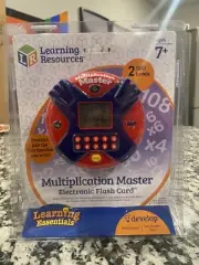 NIB Multiplication Master Math Learning Resources Handheld Game Electronic