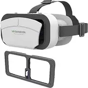 VR Goggles,Comfortable Cell Phone VR Headsets for and VR Videos | Virtual Reality Glasses Compatible with 4.5'-7.0' Smartphone