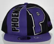 NEW! FLAT BILL SNAPBACK BALL US PHOENIX ARIZONA CAP HAT PURPLE BLACK