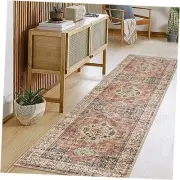 Lahome Oriental Washable Kitchen Runner Rug Non Slip, 2x8 Runners for Hallways