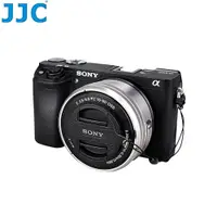 在飛比找PChome24h購物優惠-JJC真皮蒙皮貼40.5mm鏡頭蓋防丟繩 CS-S1650