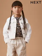 White Western 100% Cotton Jacket (3-16yrs) (351805) | $38 - $51