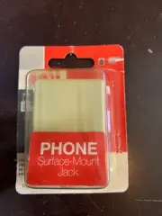 Phone Surface-Mount Jack almond/tan? color RCA TP266R connects to phone wire