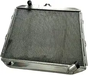 3 ROW Aluminum Radiator,Compatible With Mitsubi-shi Pajero/Montero/Shogun MK1 L04_G, L14_G 4D56 TD 2.5L Turbo Diesel 1982-1991