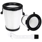 2Pc Replacement 49-90-1950 Compact Vacuum Filters Set with 1Pc Cleaning Brush, Compatible M12 0850-20 Vacuum HEPA Filter