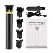 Electric Hair Clipper Cordless 0mm T-blade USB Rechargeable Hair Trimmer For Men Children Hair Cutting Barber Razor Machine
