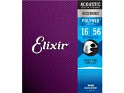 Elixir #11125 Acoustic Polyweb Guitar Music String 80/20 Bronze 16-56 Resonator