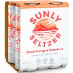 [Sunly Seltzer] Sunly Seltzer Blood Orange & Grapefruit Can 330mL