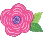 XL 30" Pink Flower Mylar Foil Balloon Super Shape Party Decoration