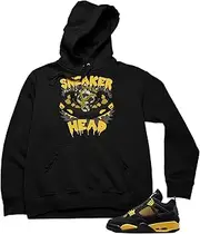 [House Of Tees] Hoodie To Match Jordan 4 Thunder Colors, Men's Hooded Sweatshirt Urban Clothing