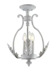 JONATHAN Y Austen 12.2in Metal LED Semi-Flush mount