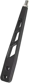 Billet Specialties 264845 Black 8 in Length, 3/8-16 in Thread Shift Lever, Grid, Straight, Billet, Anodize, Tremec TKO-500/600 and T56