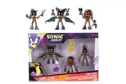 Sonic Prime 2.5-inch Action Figures The Grim Themed 5 Pieces: Sonic Trooper, Knuckles Trooper, Rouge Trooper, Yellow Shard and Purple Shard. Ages 3+ Officially Licensed by Sega and Netflix