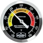 Midwest Hearth BBQ Smoker Thermometer Barbecue Grill Pit Barrel 3 Dial 4 Stem Le