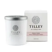 Tilley Candle PEONY ROSE 45hr Scented Candle BNIB