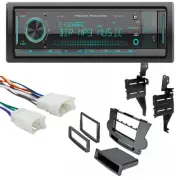 Single DIN Bluetooth MP3 Car Stereo AM/FM Radio for 2008–2012 Toyota Highlander (for: Toyota)