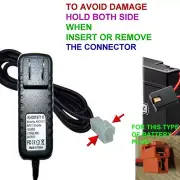 WALL charger AC adapter for 17033 HUFFY BMW X6 ride on car 6V battery Walmart