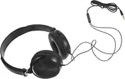 COHEALI Bass Headphones with Microphone Lightweight Foldable Over Ear Headsets with Volume Control for Smartphones PC Laptop Tablet Black