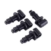 Black New 4 PCS Sliding Door Sun Shade Hook Clip For Honda Odyssey 2005-2010 (for: Honda)