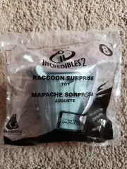 New Disney Pixar McDonalds Happy Meal Incredibles 2-Raccoon Surprise Toy