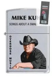 Zippo 205 mike kuhl Lighter + FLINT PACK