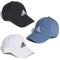 在飛比找ETMall東森購物網優惠-Adidas 帽子 老帽 休閒 基本款 黑/白/藍【運動世界