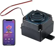 Tiny Speaker | Magnet Speaker Tiny Clear Transducer - Anti-Vibration Audio Device, Small Subwoofer, Electronic Device for Living Rooms, Bedrooms