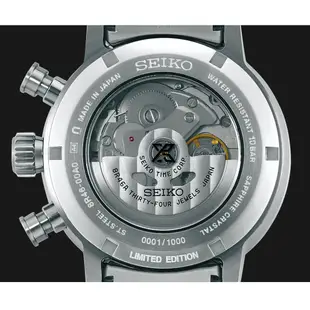 SEIKO 精工 SPEEDTIMER熊貓錶 機械計時錶 8R46-00B0D/SRQ037J1 年終送禮