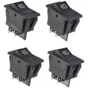 4x 12V 35A Car Truck Boat Fog Light Rocker Switch LED Light Dash board7213